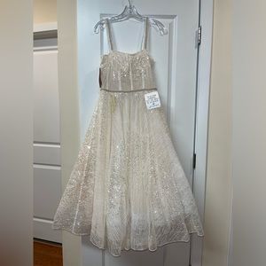 Bronx and Banco mademoiselle bridal midi dress